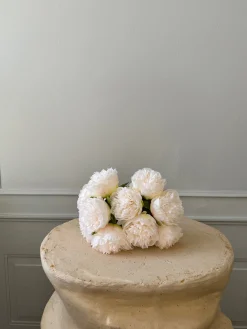 Ramo de flores artificiales Mini Peony Jarrones|Flores Artificiales