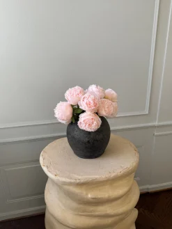 Jarrones|Flores Artificiales></noscript>Botané Ramo de flores artificiales Mini Peony Rosa claro, verde