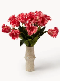 Clearance Ramo de flores artificiales Tulipán Parrot Flores Artificiales|Jarrones