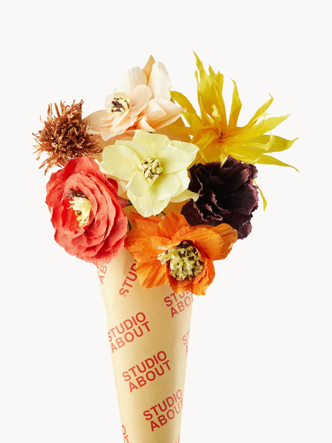 Flores Artificiales|Jarrones>Studio About Ramo de flores artificiales artesanal Good Luck
