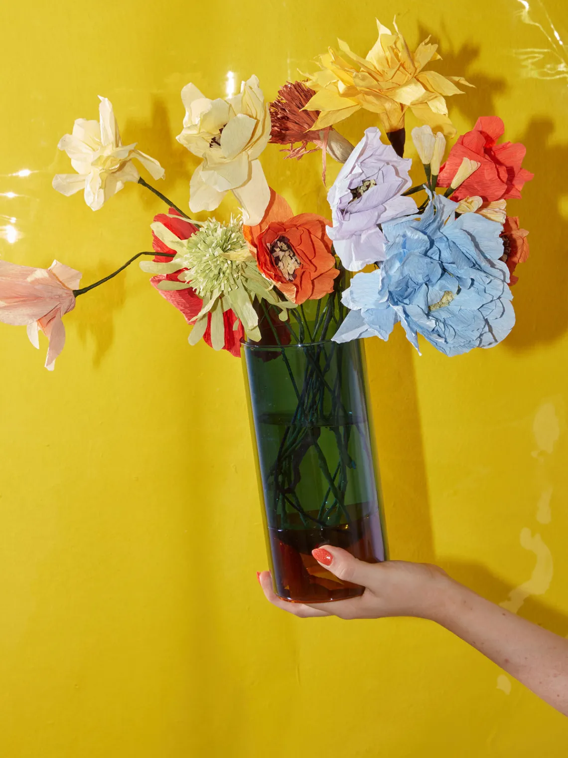 Flores Artificiales|Jarrones>Studio About Ramo de flores artificiales artesanal Good Luck