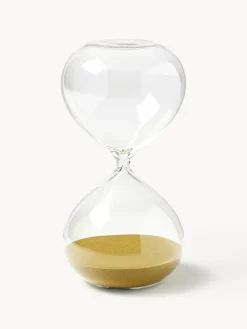 Outlet Reloj de arena de vidrio Ball, 30 min. Jarrones|Figuras Decorativas