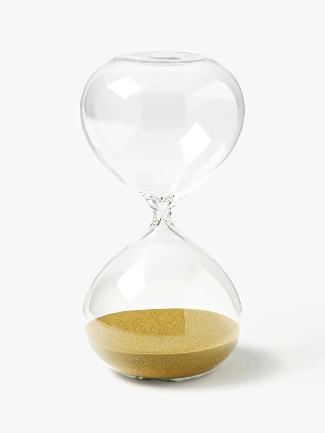 Outlet Reloj de arena de vidrio Ball, 30 min. Jarrones|Figuras Decorativas