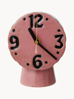 Reloj de mesa de cerámica pintado a mano Retro Jarrones|Relojes