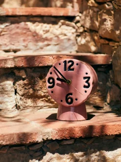 Reloj de mesa de cerámica pintado a mano Retro Jarrones|Relojes