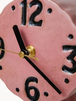 Reloj de mesa de cerámica pintado a mano Retro Jarrones|Relojes