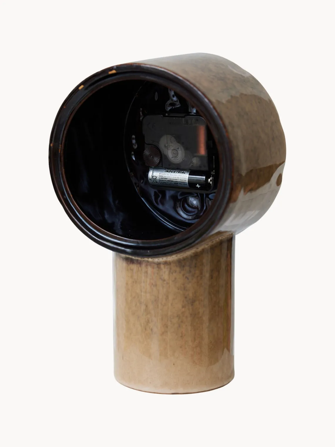 Reloj de mesa de cerámica pintado a mano Retro Relojes|Jarrones