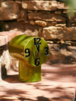 Sale Reloj de mesa de cerámica pintado a mano Retro Relojes|Jarrones
