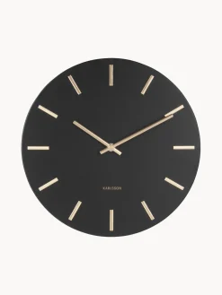 Relojes|Jarrones>Karlsson Reloj de pared Charm Negro