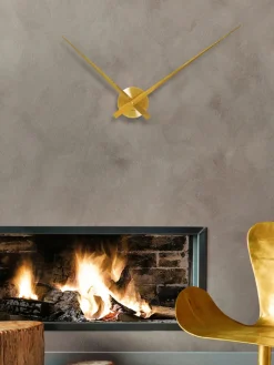 Relojes|Jarrones>Karlsson Reloj de pared Little Big Time Dorado