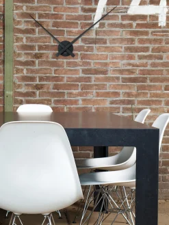 Jarrones|Decoración De Pared>Karlsson Reloj de pared Little Big Time Negro