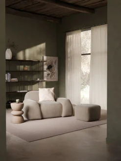 Outlet Reposapiés puf artesanal Wolke Reposapiés|Sofás