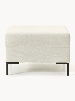 New Reposapiés puf con espacio de almacenamiento Luna Reposapiés|Sofás