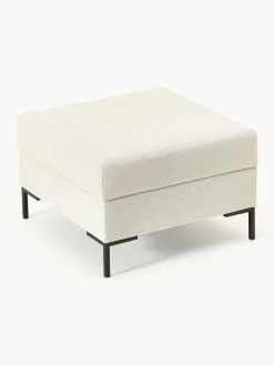 New Reposapiés puf con espacio de almacenamiento Luna Reposapiés|Sofás