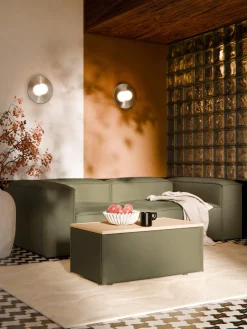 Online Reposapiés puf con espacio de almacenamiento Lennon Reposapiés|Sofás