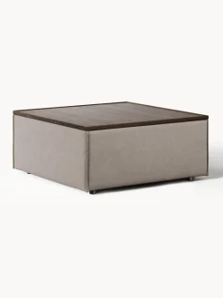 Outlet Reposapiés puf con espacio de almacenamiento Lennon Reposapiés|Sofás