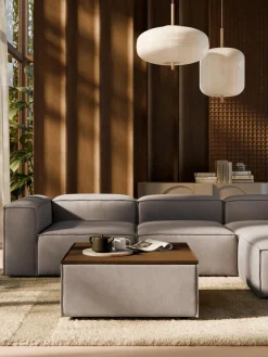 Outlet Reposapiés puf con espacio de almacenamiento Lennon Reposapiés|Sofás