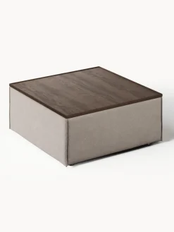 Outlet Reposapiés puf con espacio de almacenamiento Lennon Reposapiés|Sofás