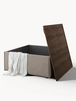 Outlet Reposapiés puf con espacio de almacenamiento Lennon Reposapiés|Sofás