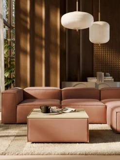 Sale Reposapiés puf con espacio de almacenamiento Lennon Reposapiés|Sofás