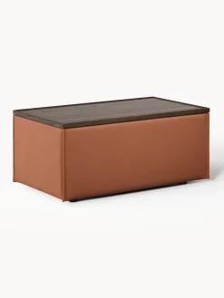 Sale Reposapiés puf con espacio de almacenamiento Lennon Reposapiés|Sofás