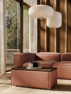 Sale Reposapiés puf con espacio de almacenamiento Lennon Reposapiés|Sofás