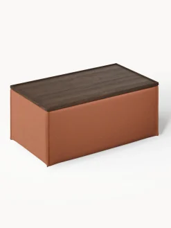 Sale Reposapiés puf con espacio de almacenamiento Lennon Reposapiés|Sofás