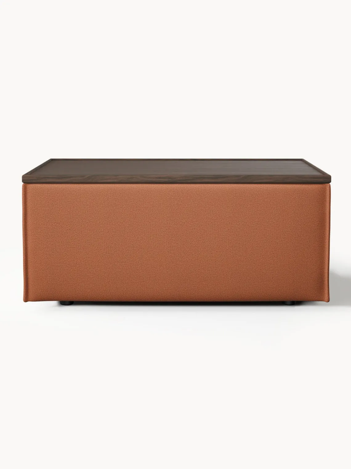 Sale Reposapiés puf con espacio de almacenamiento Lennon Reposapiés|Sofás