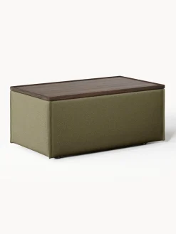 Online Reposapiés puf con espacio de almacenamiento Lennon Reposapiés|Sofás