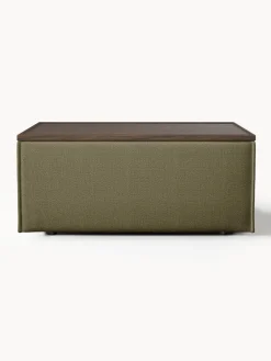 Online Reposapiés puf con espacio de almacenamiento Lennon Reposapiés|Sofás