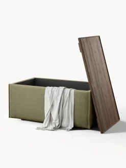 Online Reposapiés puf con espacio de almacenamiento Lennon Reposapiés|Sofás