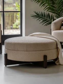 Online Reposapiés puf con espacio de almacenamiento Cercola Pufs Y Otomanos|Pufs Y Otomanos