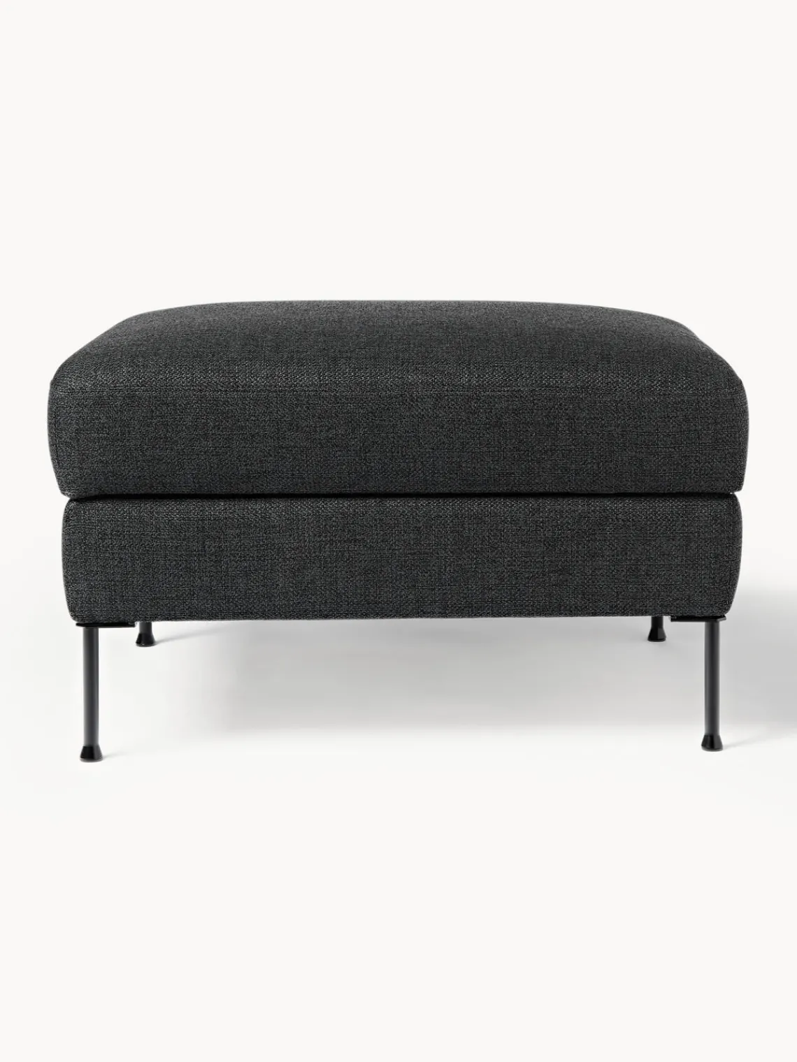 Clearance Reposapiés puf Cucita, con espacio de almacenamiento Reposapiés|Sofás