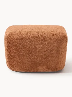 New Reposapiés puf de borreguillo bouclé Wolke Reposapiés|Sofás