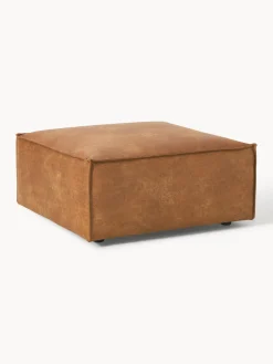 Hot Reposapiés puf de cuero reciclado Lennon Reposapiés|Sofás