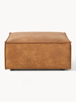 Hot Reposapiés puf de cuero reciclado Lennon Reposapiés|Sofás