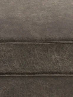 Reposapiés|Sofás></noscript>Westwing Collection Reposapiés puf de cuero reciclado Hunter Cuero taupe