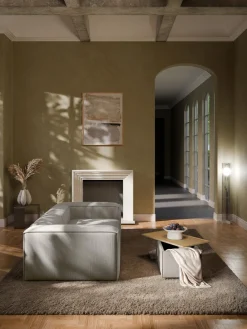 Clearance Reposapiés puf de pana con espacio de almacenamiento Lennon Reposapiés|Sofás