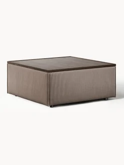 Reposapiés|Sofás>Westwing Collection Reposapiés puf de pana con espacio de almacenamiento Lennon