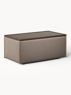 Reposapiés|Sofás>Westwing Collection Reposapiés puf de pana con espacio de almacenamiento Lennon