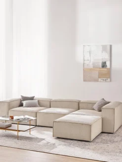 Best Reposapiés puf de pana Lennon Reposapiés|Sofás