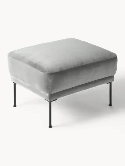 Discount Reposapiés puf de terciopelo Fluente Reposapiés|Sofás