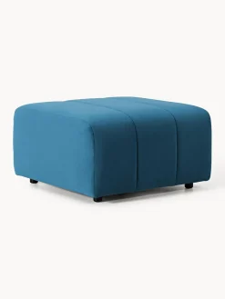 Outlet Reposapiés puf de terciopelo Lena Reposapiés|Sofás