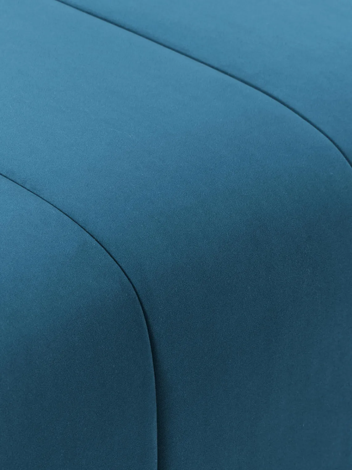 Outlet Reposapiés puf de terciopelo Lena Reposapiés|Sofás