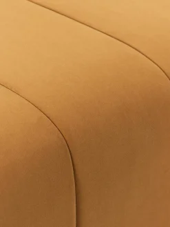 Reposapiés puf de terciopelo Lena Reposapiés|Sofás