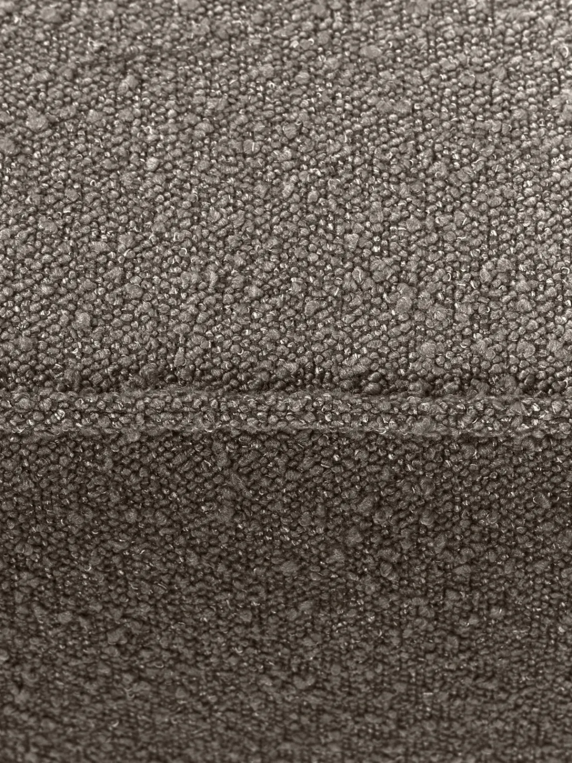 Sale Reposapiés puf en tejido bouclé Lennon Reposapiés|Sofás