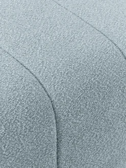 Sale Reposapiés puf en tejido bouclé Lena Reposapiés|Sofás