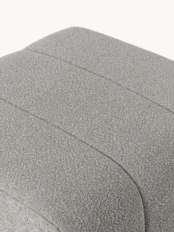 Sale Reposapiés puf en tejido bouclé Lena Reposapiés|Sofás