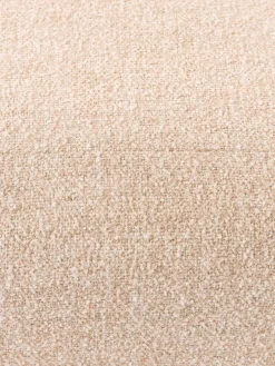 Clearance Reposapiés puf en tejido bouclé Wolke Reposapiés|Sofás