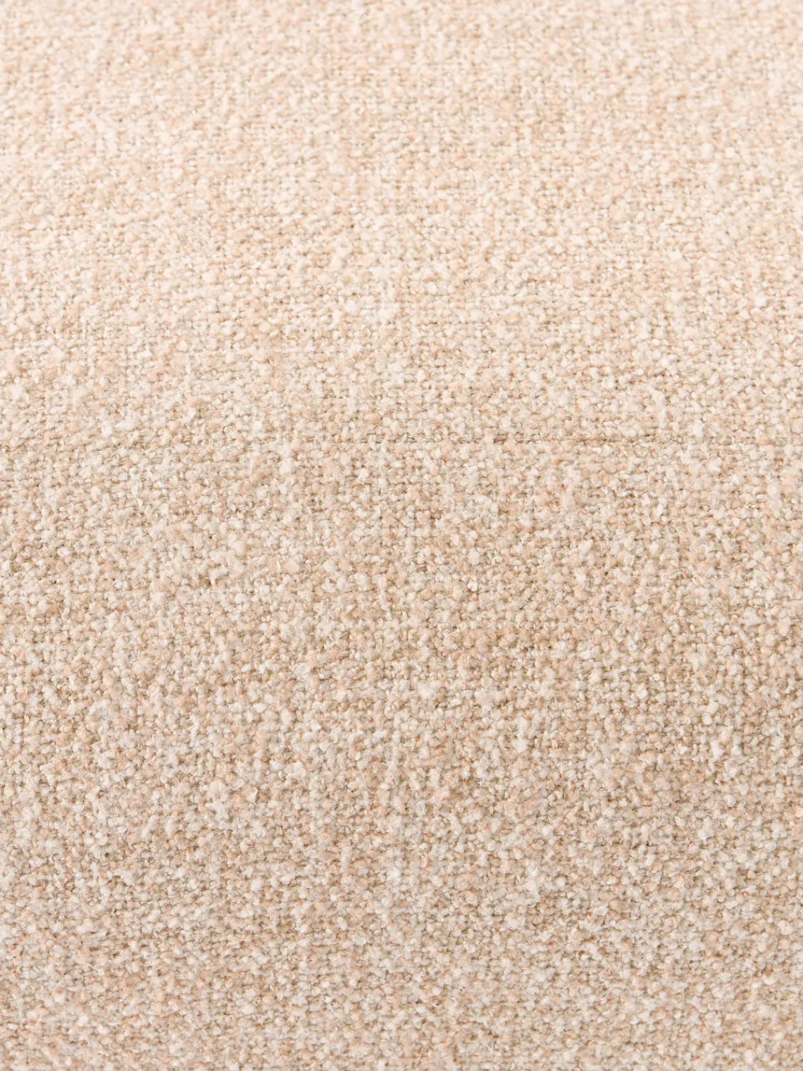 Clearance Reposapiés puf en tejido bouclé Wolke Reposapiés|Sofás